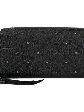 LOUIS VUITTON Zippy Wallet M61442 Platine (Grey) Monogram Empreinte - SP3165